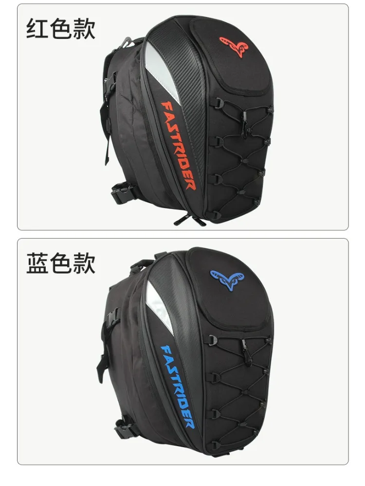 AliExpress NONE 45L Waterproof Motorcycle Tail Bag Durable Rear Seat Bag High Capacity Cycling Backpack saddle bag motorcycle