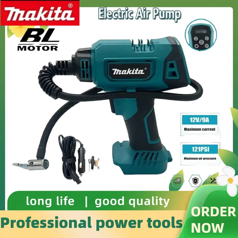 makita-handheld-automatic-electric-air-inflator-pump-portable-car-mounted-air-compressor-power-tool-compatible-for-18v-battery