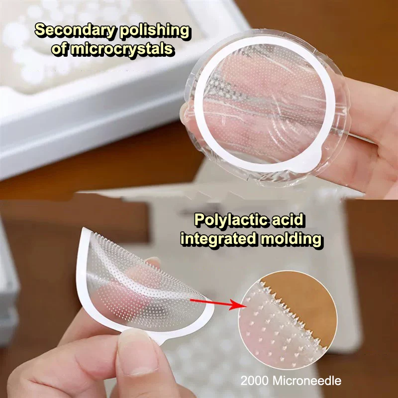 Mascarilla Antiarrugas con Parches de Microagujas para Líneas Finas, Elimina las Líneas de Expresión, Microagujas de 0.25mm de Longitud, 2000 Microagujas para el Cuidado de la Piel