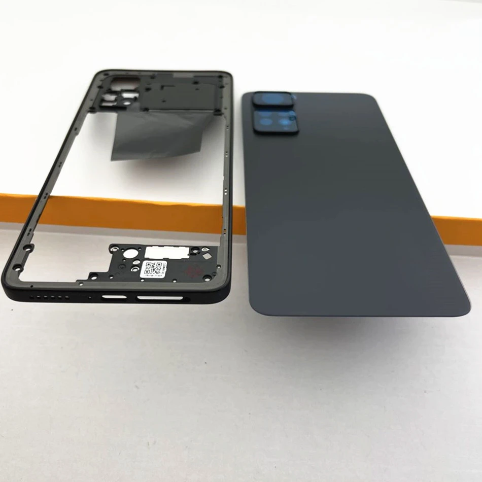 Middle Frame For Xiaomi Redmi Note 11 Pro 5G 2201116SG Glass Battery Cover Door with Camera Lens Replacement