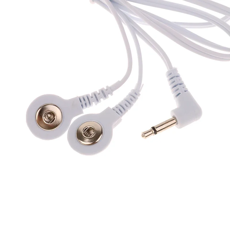 Electrode Lead Wires Jack Dc Head 3.5Mm Snap Replacement Tens Unit Cables 2-way - Image 4