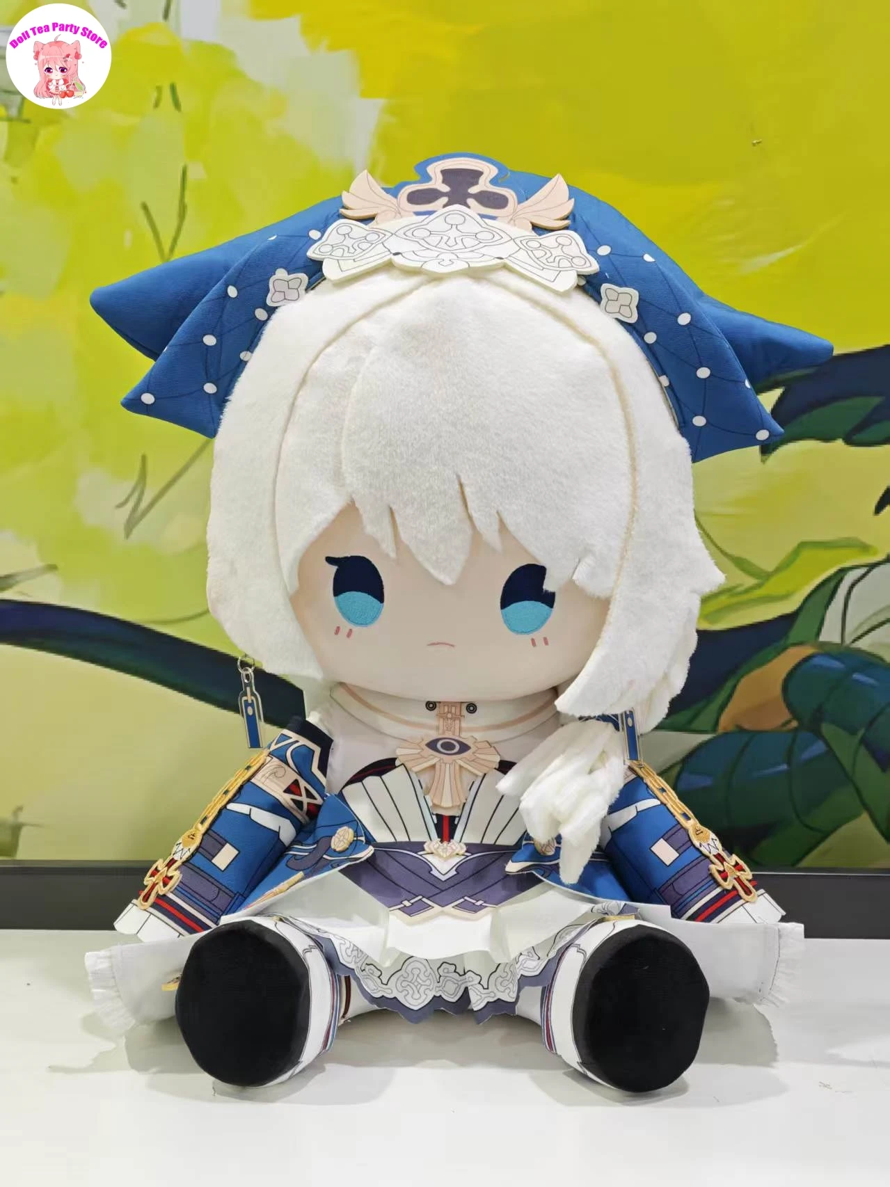 Honkai Impact 3 Game Theresa Apocalypse Sitting Posture Cotton Doll Anime 40CM Plushie Birthday Gift Cosplay Plush Toys Mascot