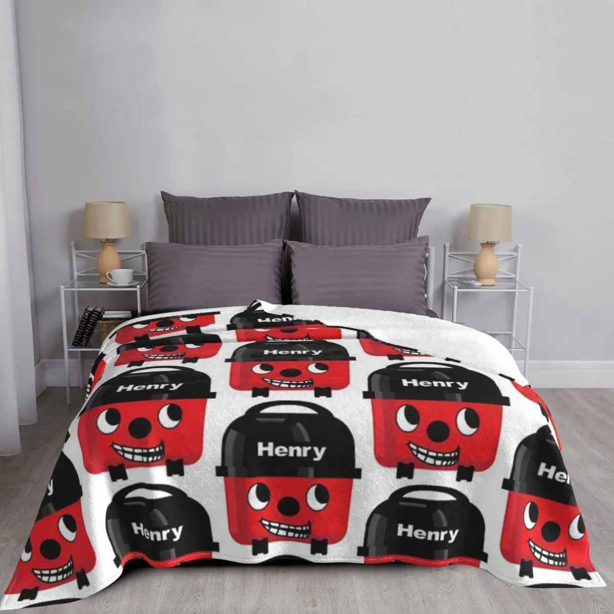 Henry Hoover-coperta Trollface copriletto sul letto Soft Ins Wind