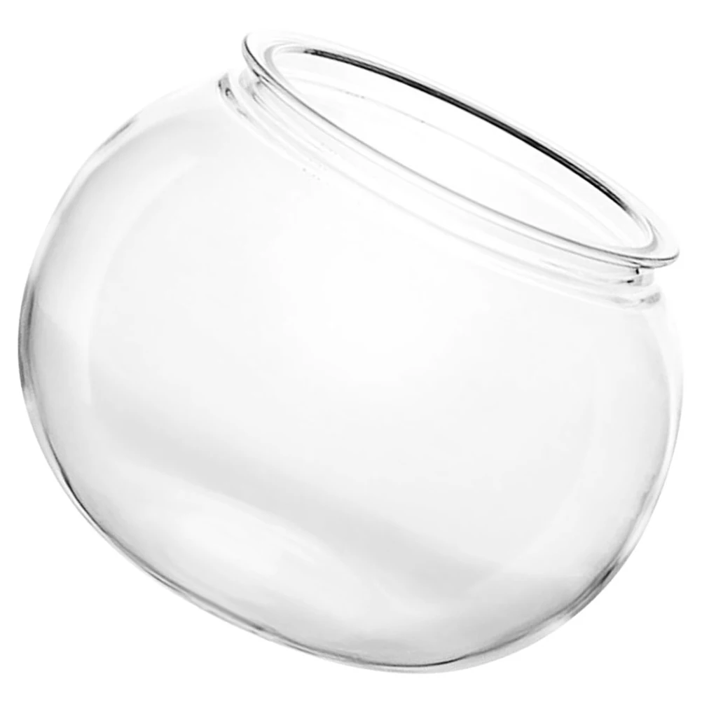 

Round Plastic Fish Tank Multi-Functional Clear Aquarium for Goldfish Breeding Box Tabletop Fish Tank Decorative Plant Pot