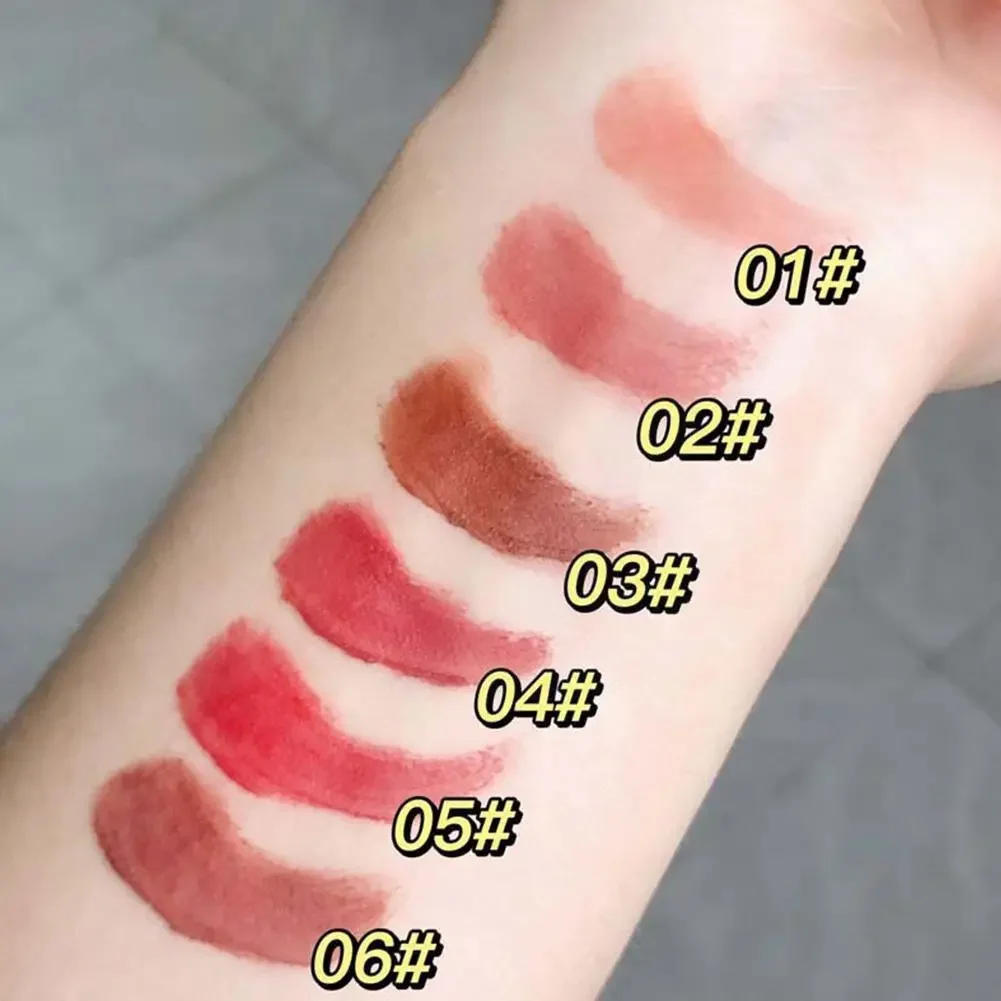 Heallor Toot Dodo بلسم الشفاه Mist Velvet Lip Glaze خفيف الوزن غير لامع مثل أحمر الشفاه كوب أحمر الشفاه Longlasti Mist Mouth Air غير لاصق Wa