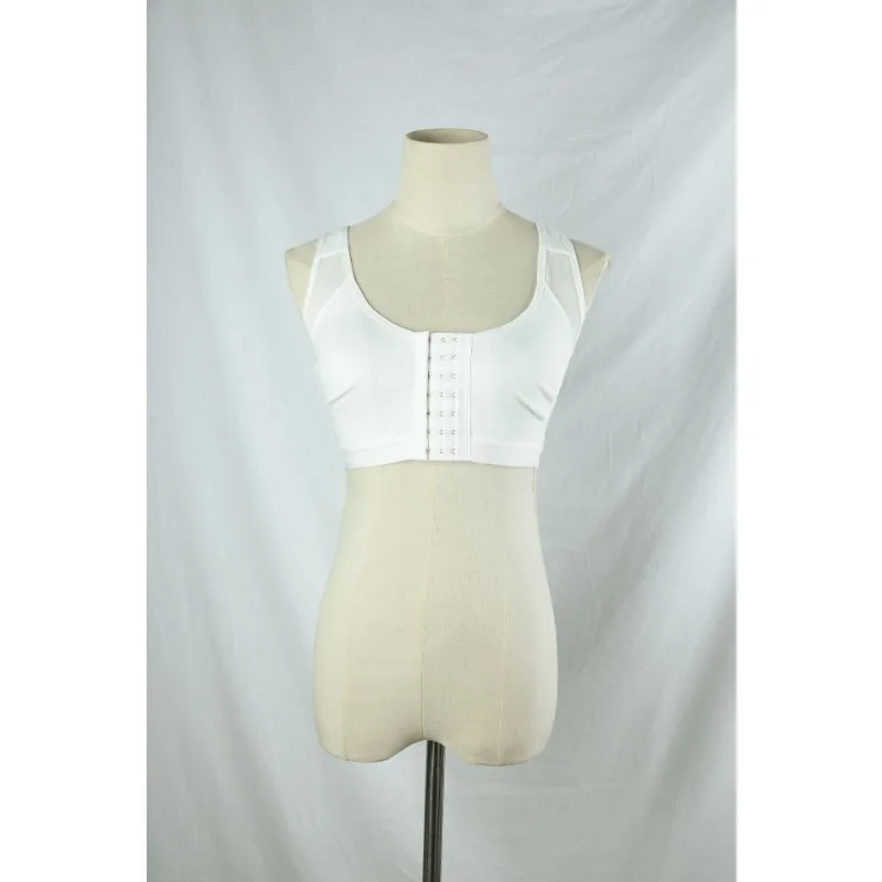 Picture 6: Non-padded Wire Free Post Breast Augmentation Operative Bra Women Post Surgical Surgery Front Open Full Support Recovery Bra