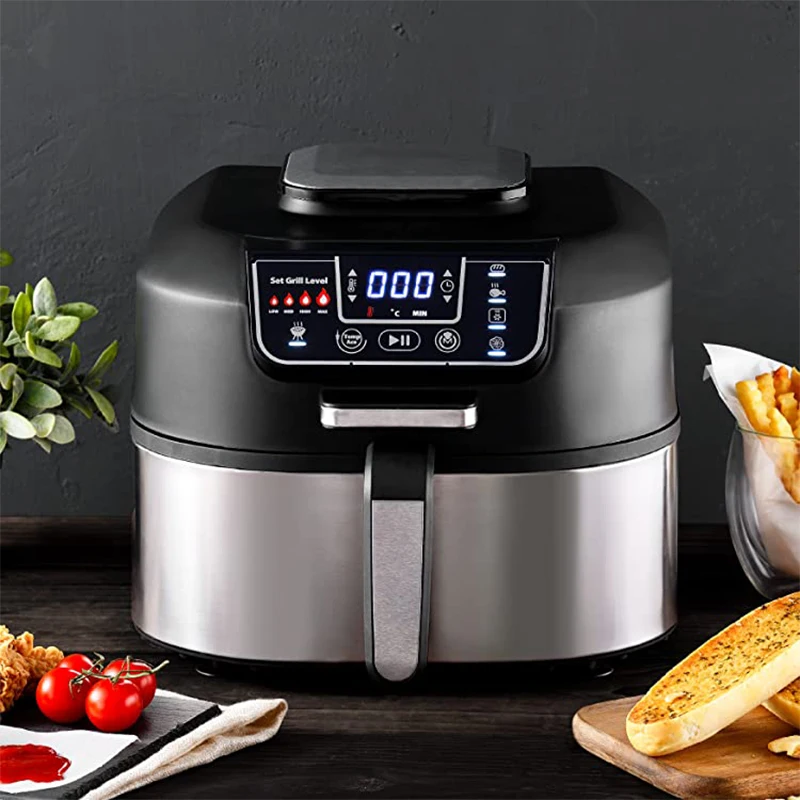 2023 nuovo Design senza fumo Digital Aero Grill Pro Smart Indoor Multi Air Fryer Grill con Max. 265 Celsius