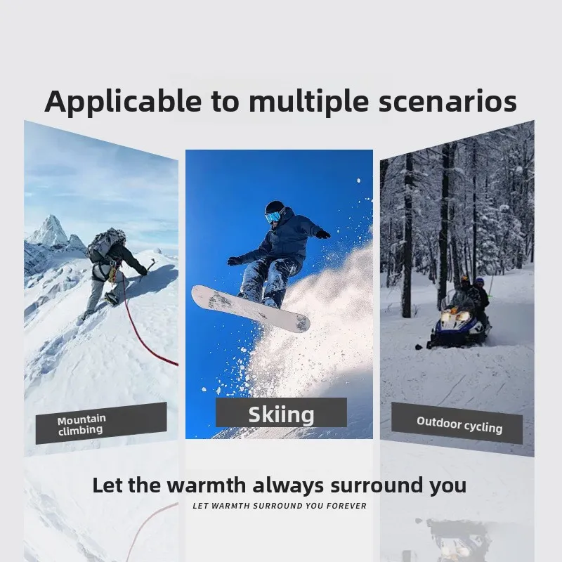 Cappuccio protettivo invernale in velluto per il viso, maschera da sci esterna antivento e resistente al freddo, maschera da ciclismo calda, attrezzatura da sci