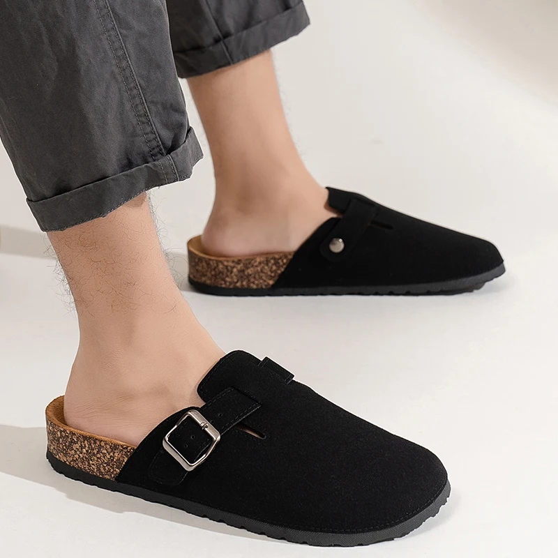 Summer Fashion Unisex Classic Beach Shoes Mueller Shoes Men's Shoes Birkenstocks Men's Suede Sandals Vintage Cork Clogs Purchase