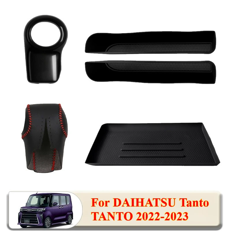 

For DAIHATSU Tanto TANTO 2022-2023 Interior Accessories Silicone Gear Shift Panel Water Cup Holder Storage Box Container