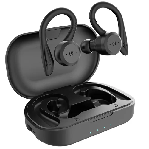 20 horas de tiempo de reproducción natación auriculares Bluetooth impermeables estilo de doble uso auriculares inalámbricos deportivos TWS IPX7 auriculares estéreo