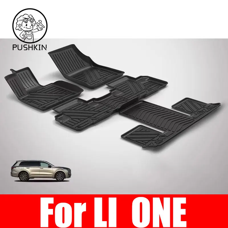 

For Lixiang Li ONE L1 6 seats 2021 2022 2023 2024 car floor mats TPE trunk mats Floor mat waterproof pad floor mats Accessories