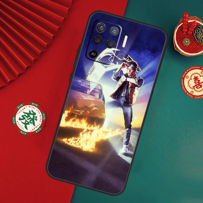 Back to the Future For OPPO A17 A16 A15 A54 A74 A94 A53S A57S A77 A52 A72 A5 A9 A53 A76 A96 A58 A78 A98 Case