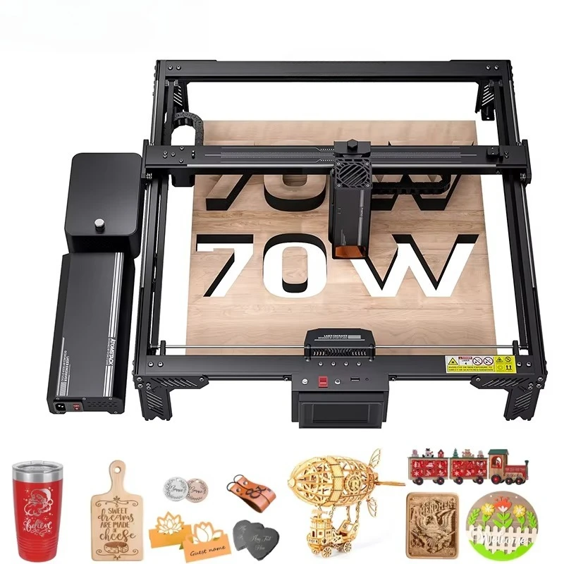 

A70 X70PRO 360W High Performance 70W Output with Air Assist Automatic Fixed Focus Wood Cutting Machines