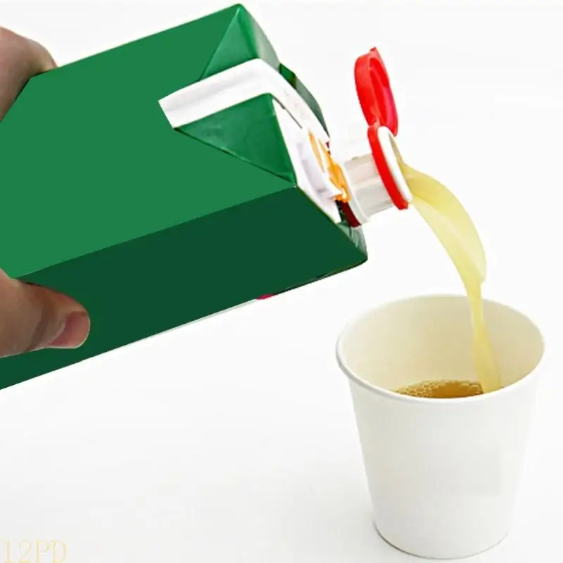 12PD Spill Proof Carton Liquid Dispenser Leak Resistant Covers ABS Silicone Materials