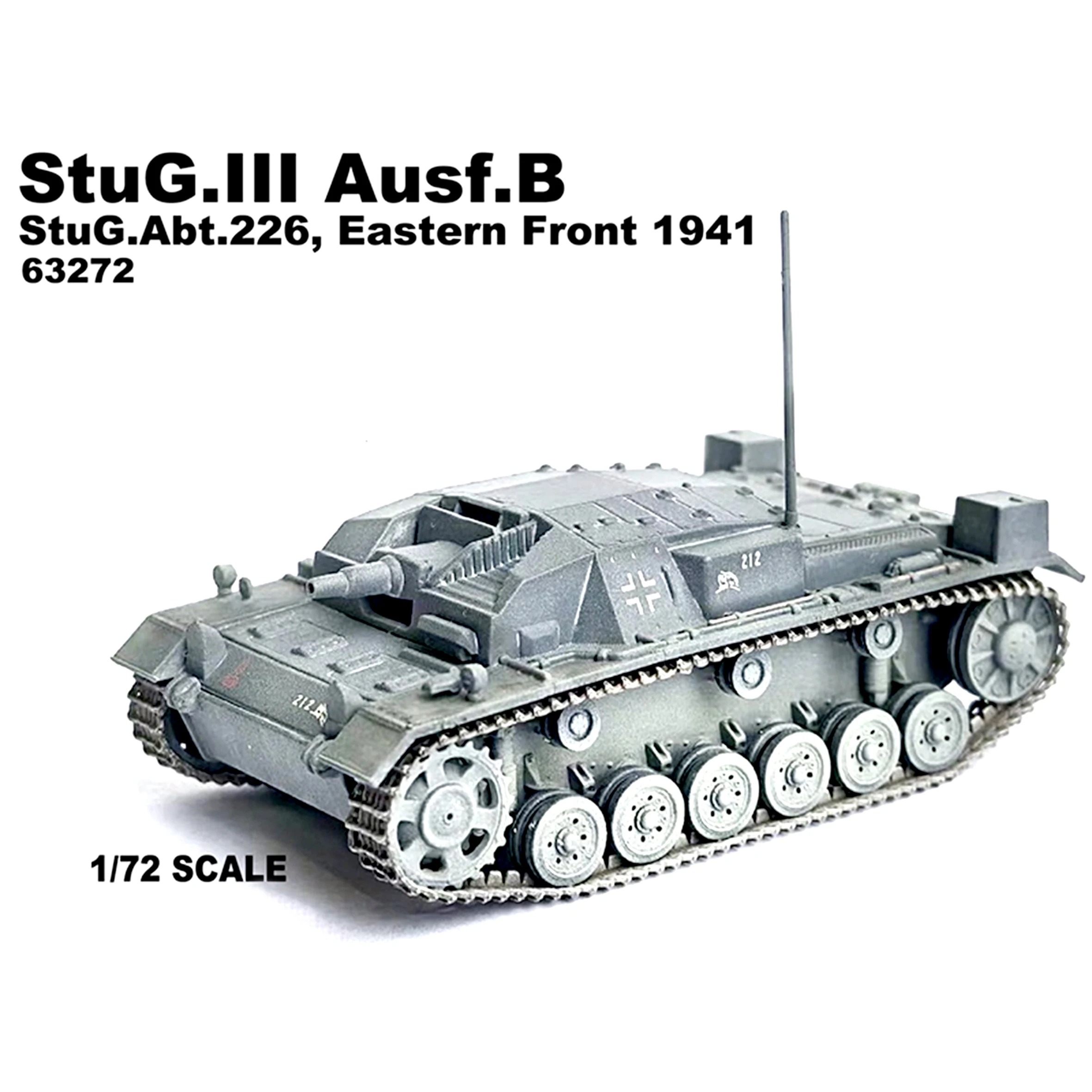 1: 72 DG63272 Model Tank 3 batalion tipe Jerman B 226th 1941 model produk jadi