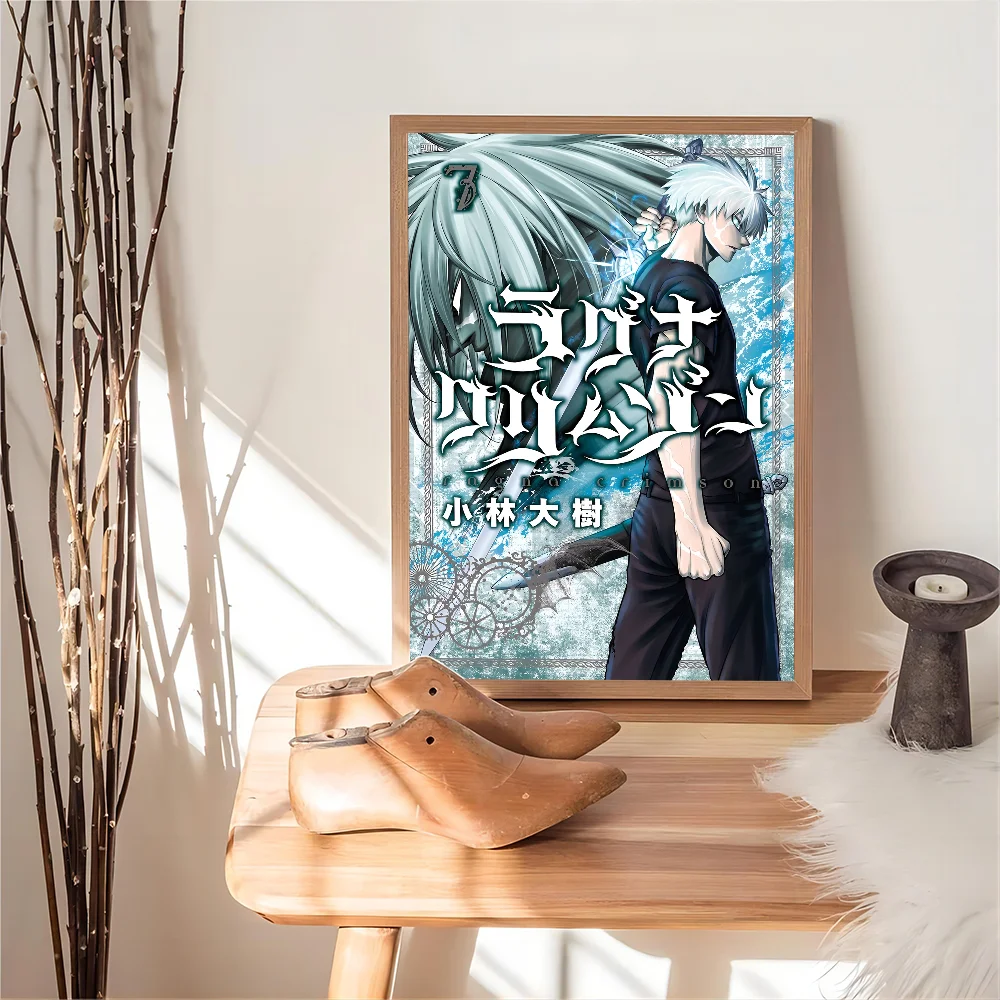 ملصق لاصق من Ragna قرمزي ذاتي الصنع ، ملصق حائط فاخر لغرفة المعيشة ، ديكور بار ، ديكور حائط