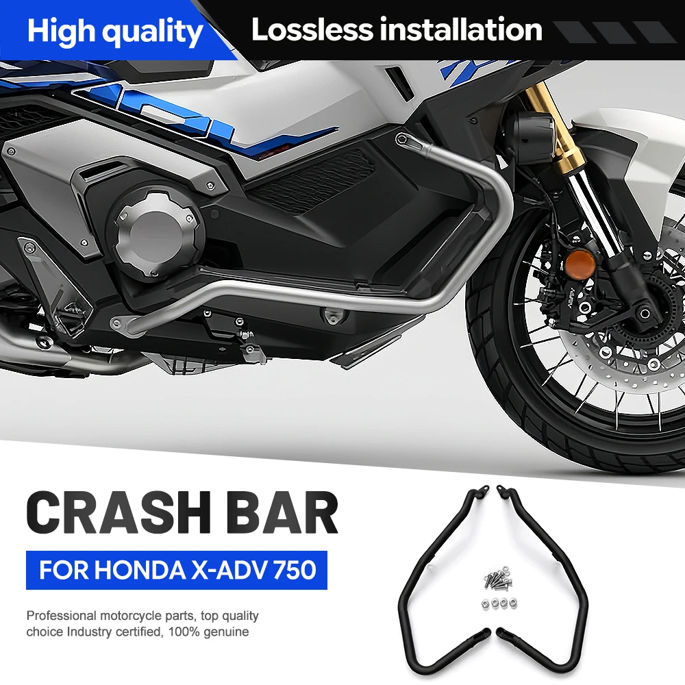 Crash Bar Frame Protector For Honda X-ADV 750 XADV750 Engine Guard Bumper Anti-fall Stunt Cage Motorcycle Accessories