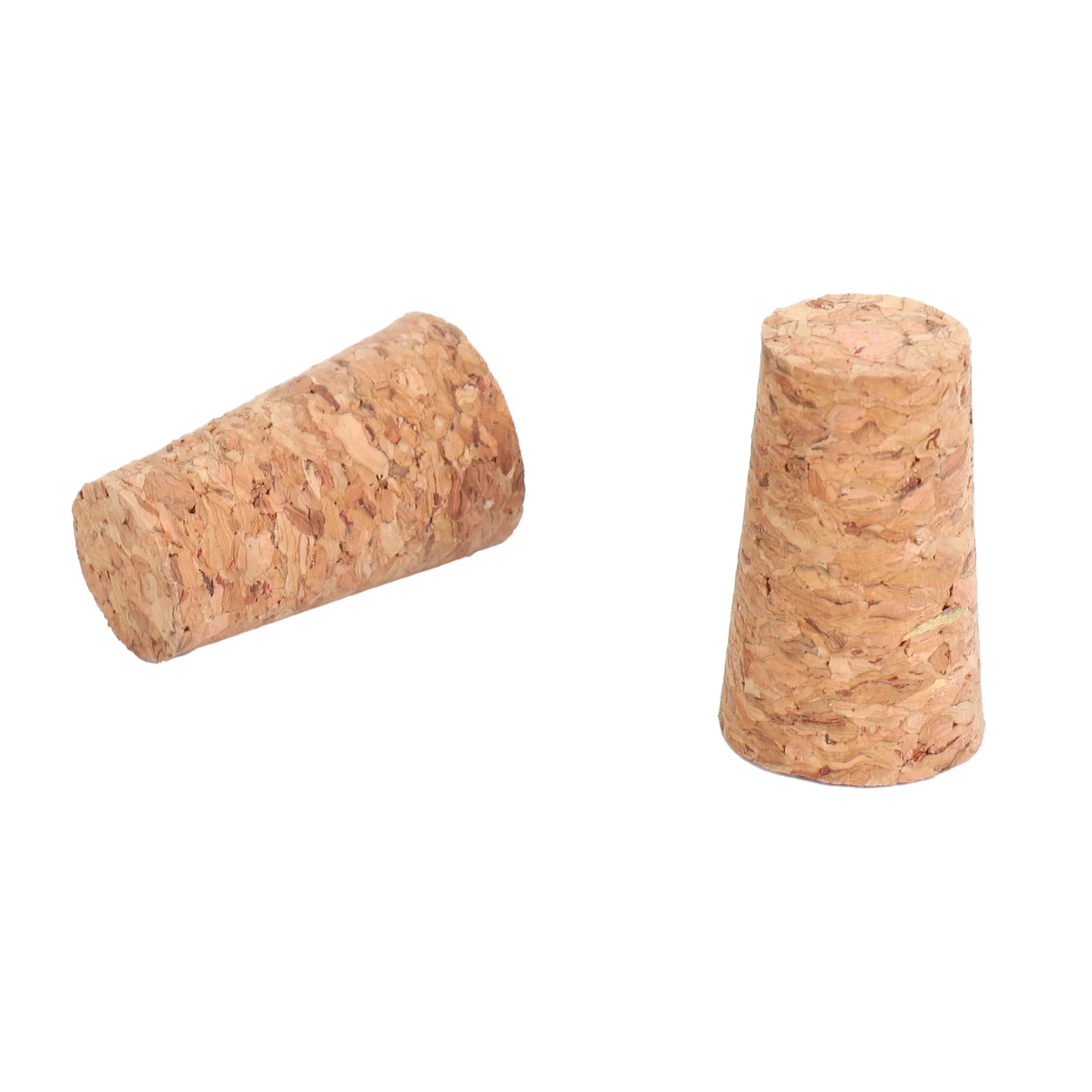 A013 10 Uds tapones de corchos cónicos DIY artesanía modelo de arte construcción 22*17*35mm