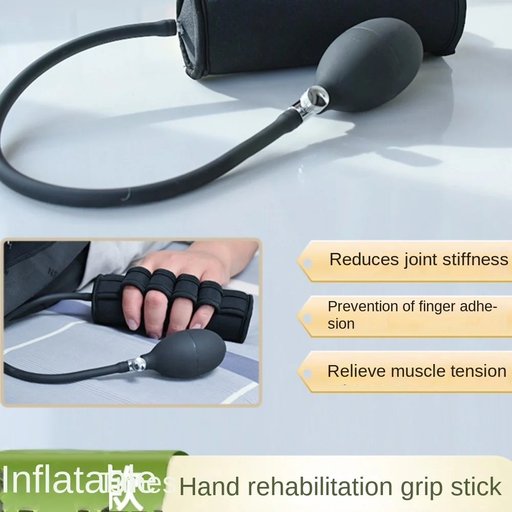 

Portable inflatable grip strength rehabilitation trainer with adjustable air pressure, suitable for hand training in the elderly