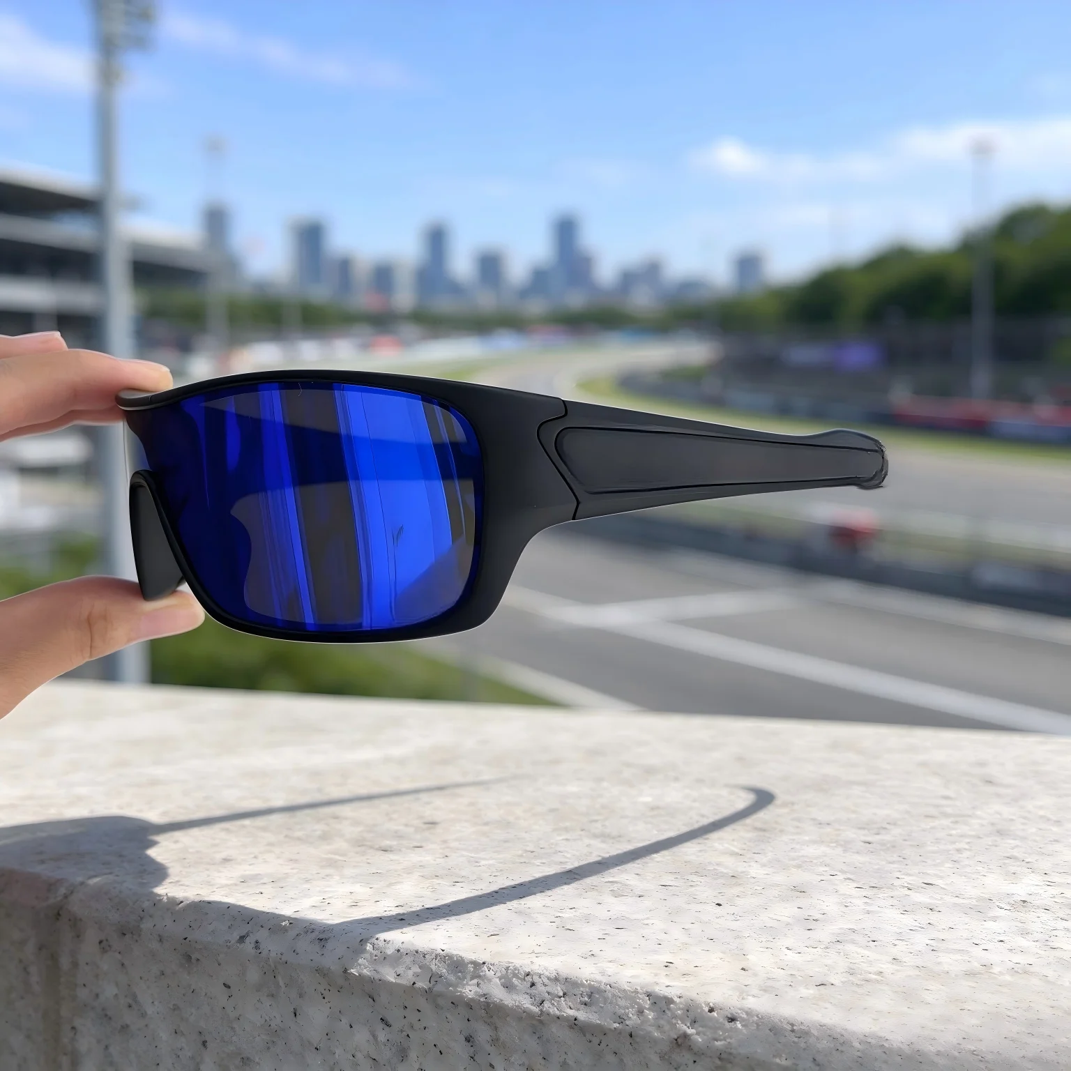 Luxury Brand    Retro TR90 Sunglasses UV Protection Ultra Light Unisex for Fishing Driving Sports 9037