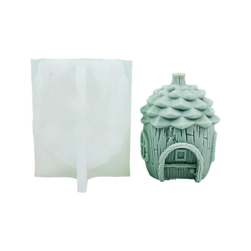

Versatile Mushroom House Mold Silicone Molds for Gypsum and Resin Art Projects