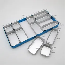 Dental Disinfection Box Storage Container Aluminium Alloy Divider Box Plastic Needle Sterilizer Autoclave Multifunction Care New