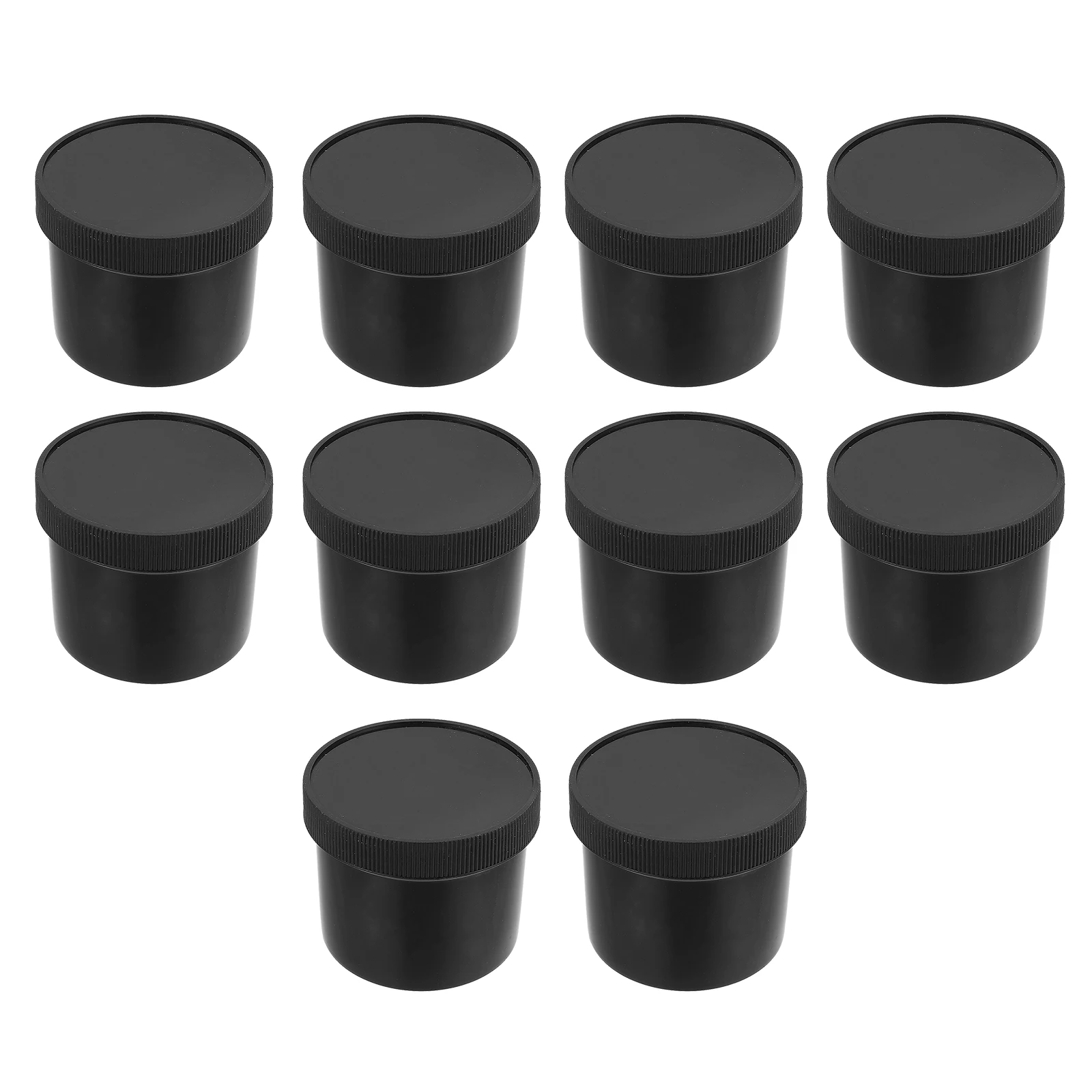 

10pcs Face Mask Jar Cream Sample Travel Plastic Reusable Empty Containers For Skincare Portable Storage Solutions