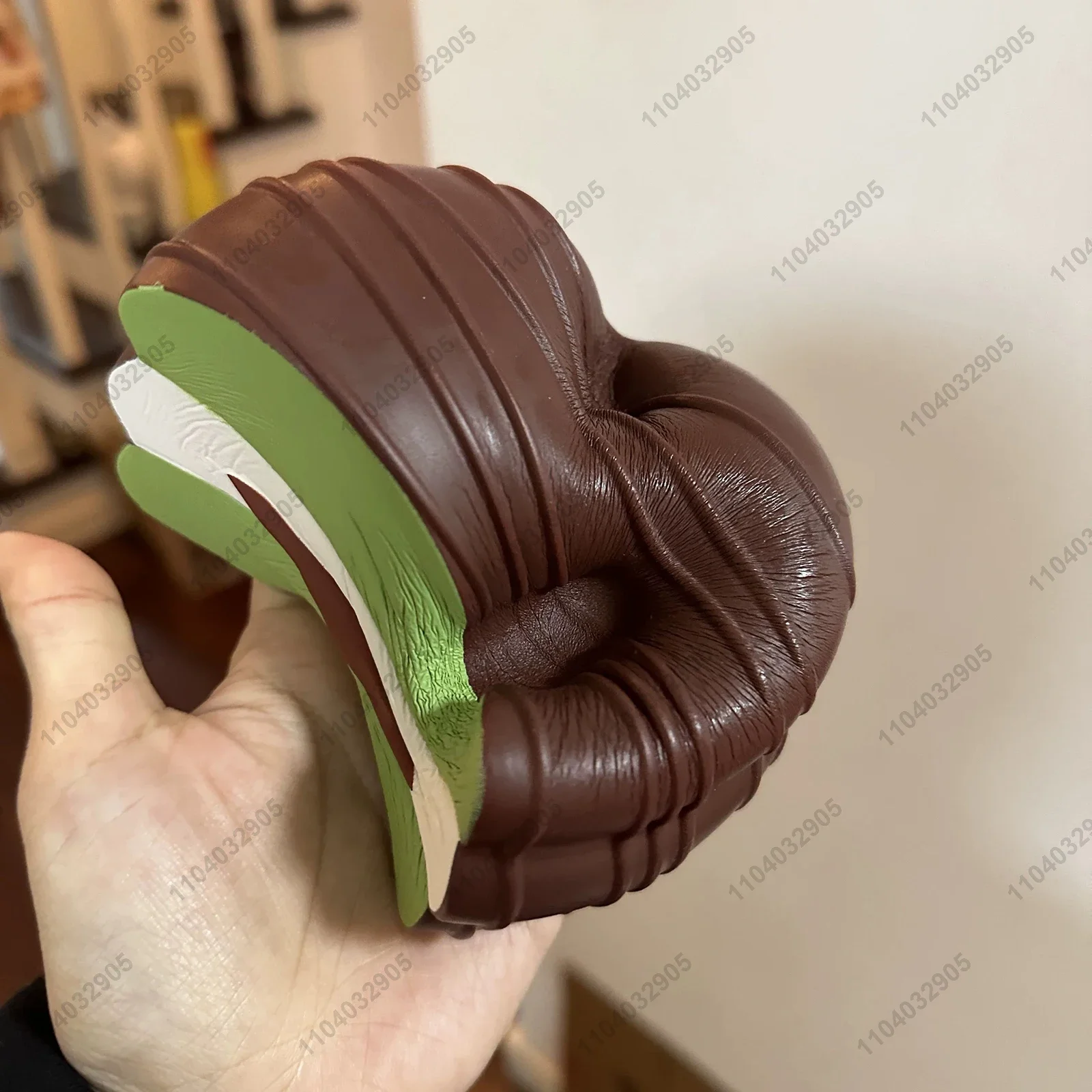 Jouet spongieux gâteau au chocolat angiBig, gâteau à la tarte au matcha à montée lente, jouet à presser, soulagement souligné, jouet relaxant pour la main