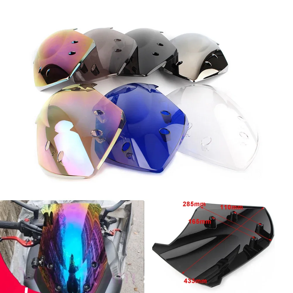 Motorcycle Windshield Double Bubble WindScreen Visor Fairing Deflector For Suzuki GSXS1000F GSX-S1000F GSXS 1000F 2015-2020 2019