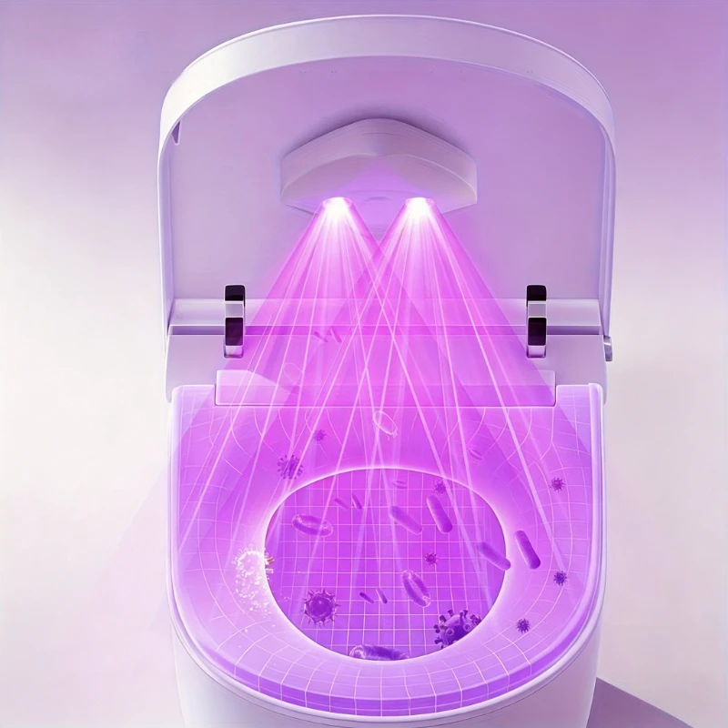 Smart Motion Sensor Night Light UVC Toilet Odor Eliminator Rechargeable LED Portable Multifunctional Bathroom Deodorizer Travel