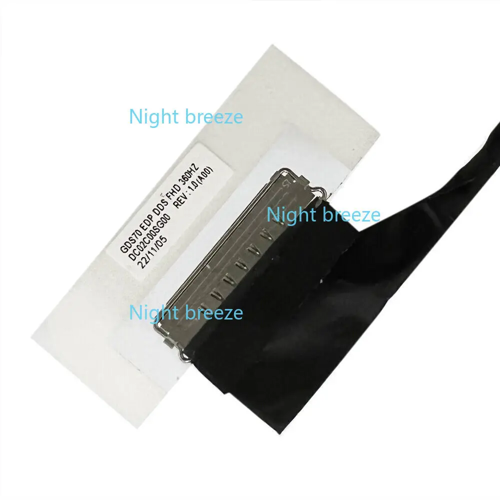 LCD EDP DDS FHD Cable 40Pin For Dell Alienware X17 R1 R2 GDS70 0J5XG4