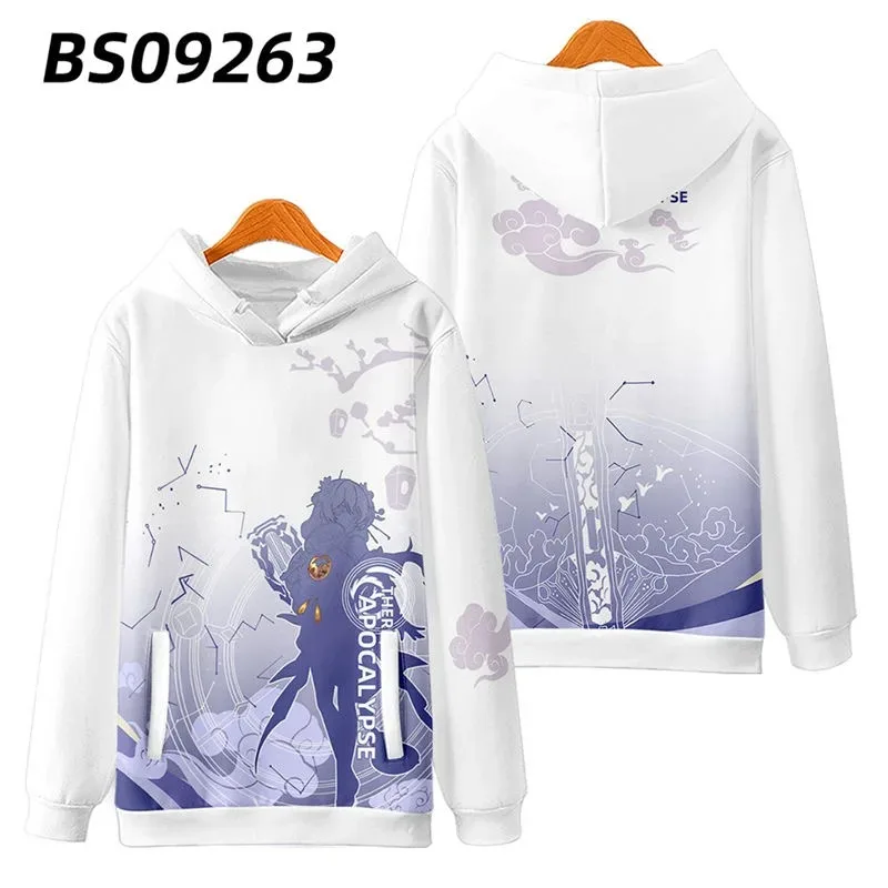 Honkai impact 3 theresa apocalypse 3d printing male/female autumn fashion game hoodies sweatshirt long sleeves pollover