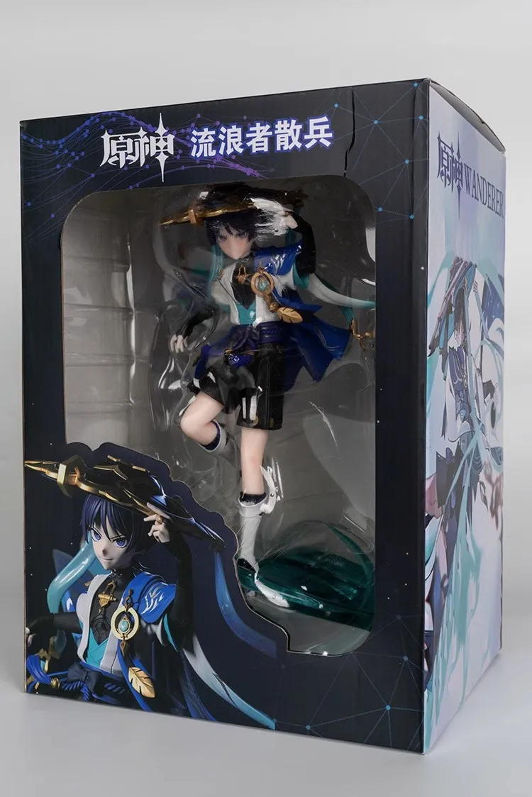 Genshin Impact Scaramouche Anime Figure Wanderer 24cm Gk Statue Yae Miko Xiao Figure Pvc Model Doll Collection Toy birthday Gift