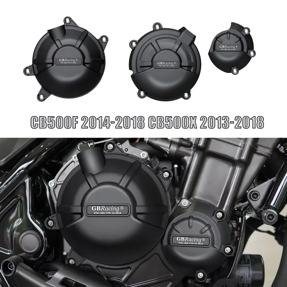 

For HONDA CB500F 2014-2018 CB500X 2013-2018 CBR500R 2015-2018 Motorcycle Engine Cover Protection Kit