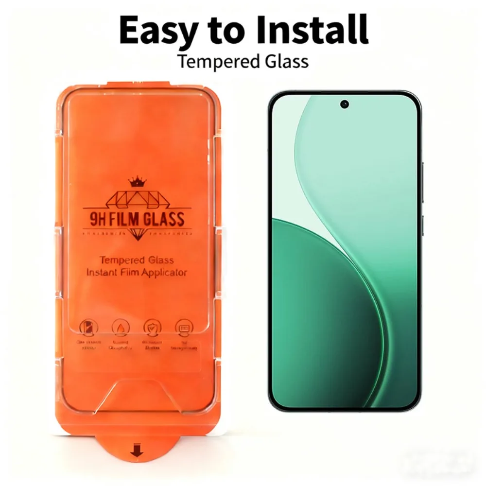 

2pcs Dust Free Tempered Glass for OPPO Reno14 Reno13 F Reno 14 13F 13FS 12F 13FS 11F 13 Pro Screen Protector Fingerprint-free