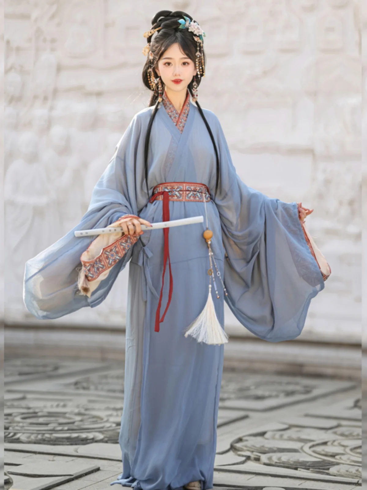 

Новый халат Dr Domain Warring States, женский халат с прямым подолом Hanfu для взрослых и женщин, длинный прямой подол на заказ Dr