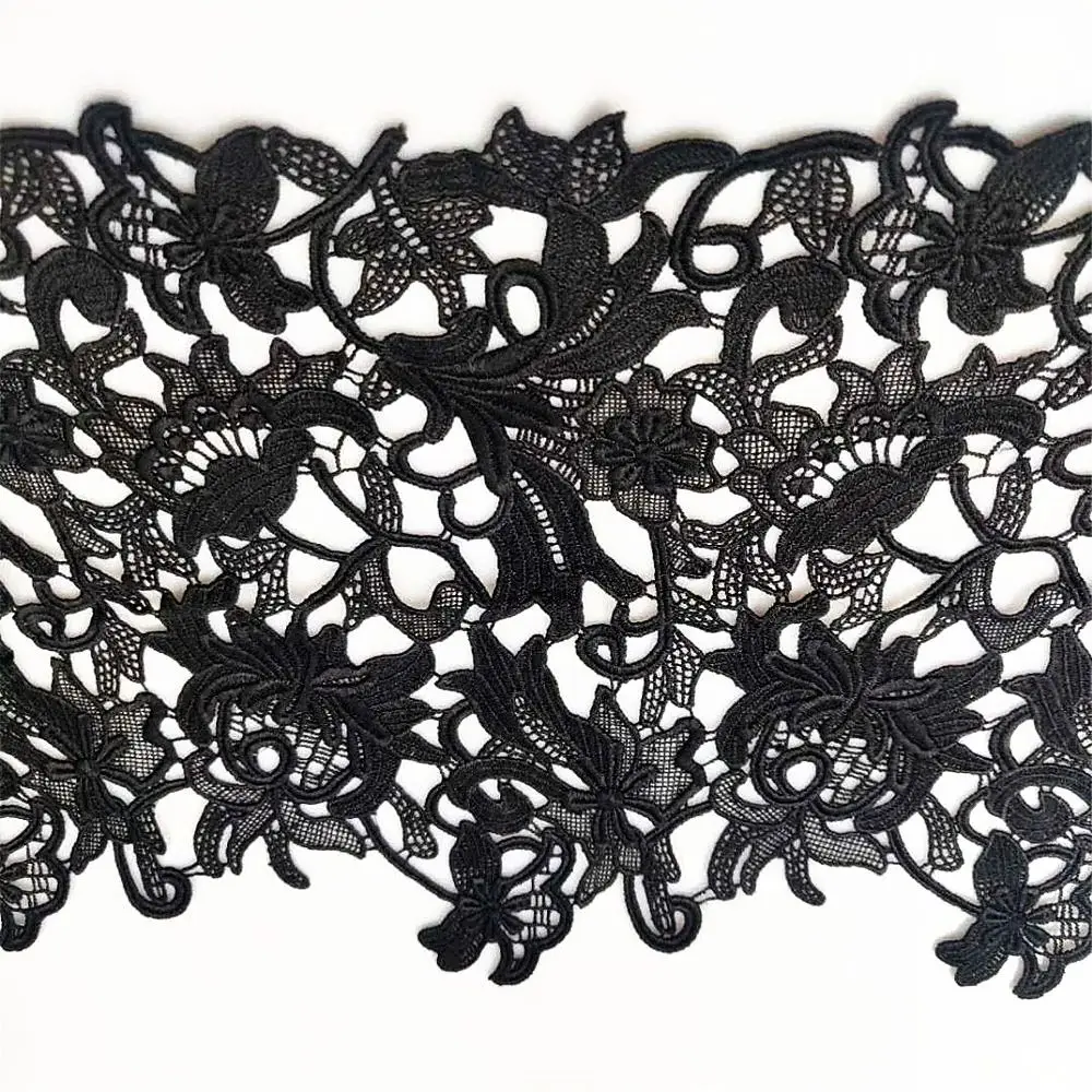 

Embroidered Lace Fabric Sewing for clothes YX6-01354 Top quality Garment accessories 26cm Wide Sewing Lace Decoration