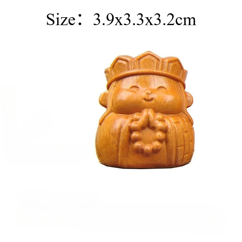 Creative Bocote Wood Carving Ornaments Of Journey To The West's Tang Sanzang And His Disciples Wooden Decoration For Home Decor