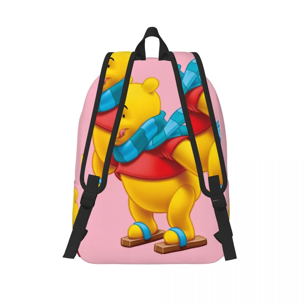 Cute Face Daypack Disney Winnie The Pooh Ladies Good Quality Campus Birthday Gift Retro Washable Rucksack