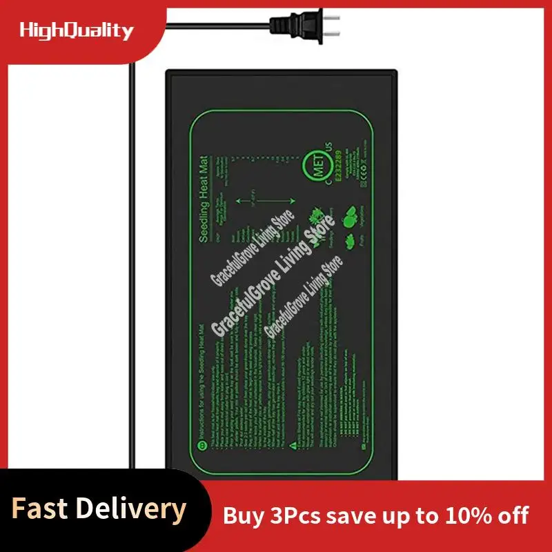 

A26I-водонепроницаемый прочный тепловой коврик, станция для проращивания, тепловой коврик, теплая гидропонная грелка, вилка европейского стандарта