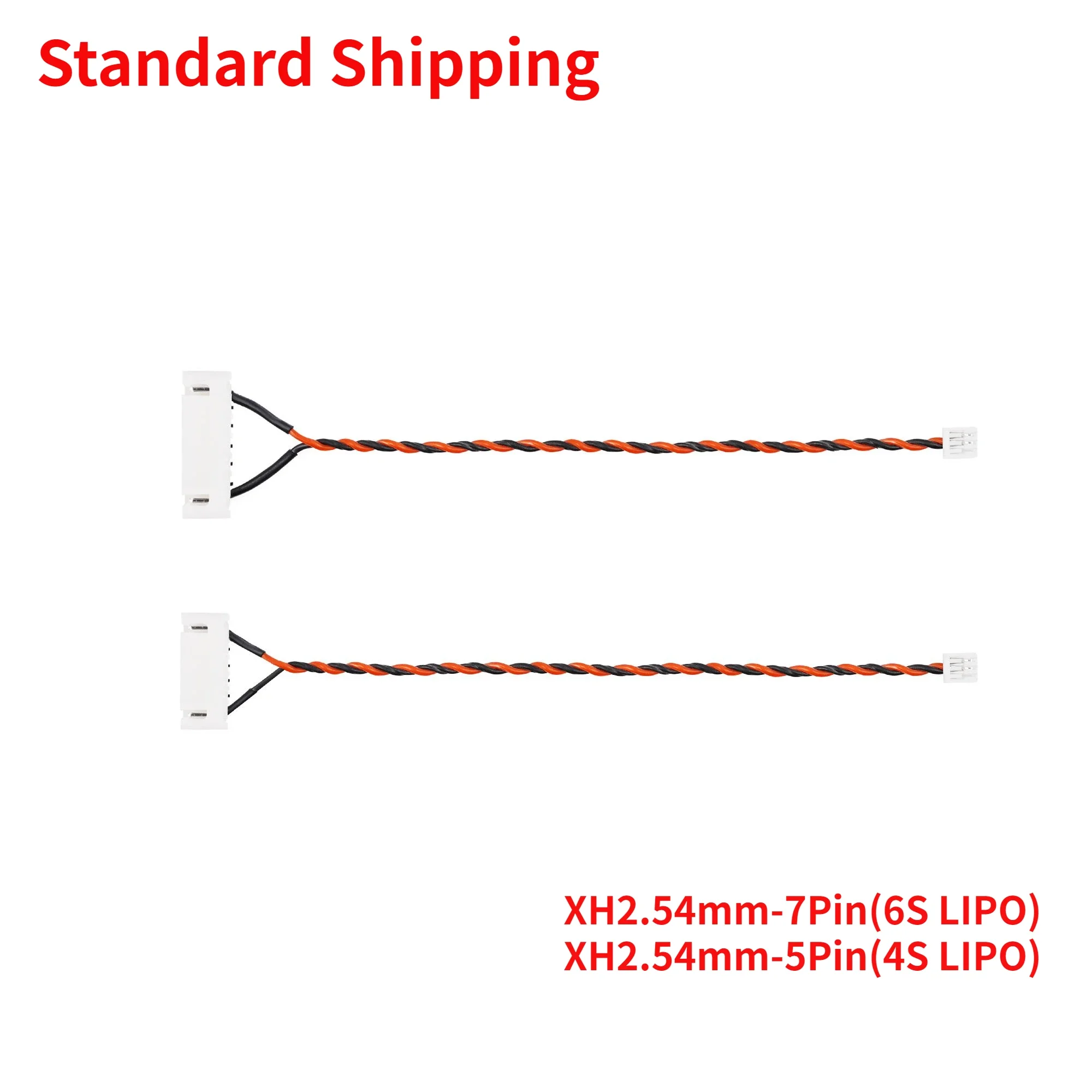 2PCS GEPRC 130mm Power Cable 4S 6S XH2.54mm-5Pin / XH2.54mm-7Pin for Gopro Hero 8 Naked Camera FPV Freestyle Cinematic DIY Parts