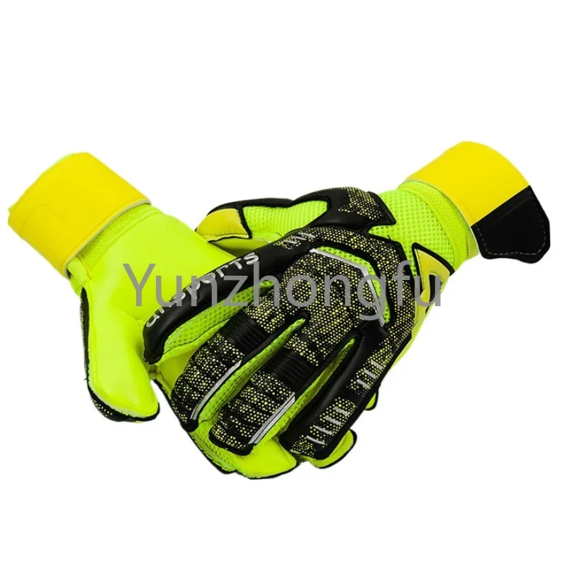 Comfortable Finger Protection Thickened Latex Soccer Football Goalkeeper Goleiro Luva Goalkeeper Gloves