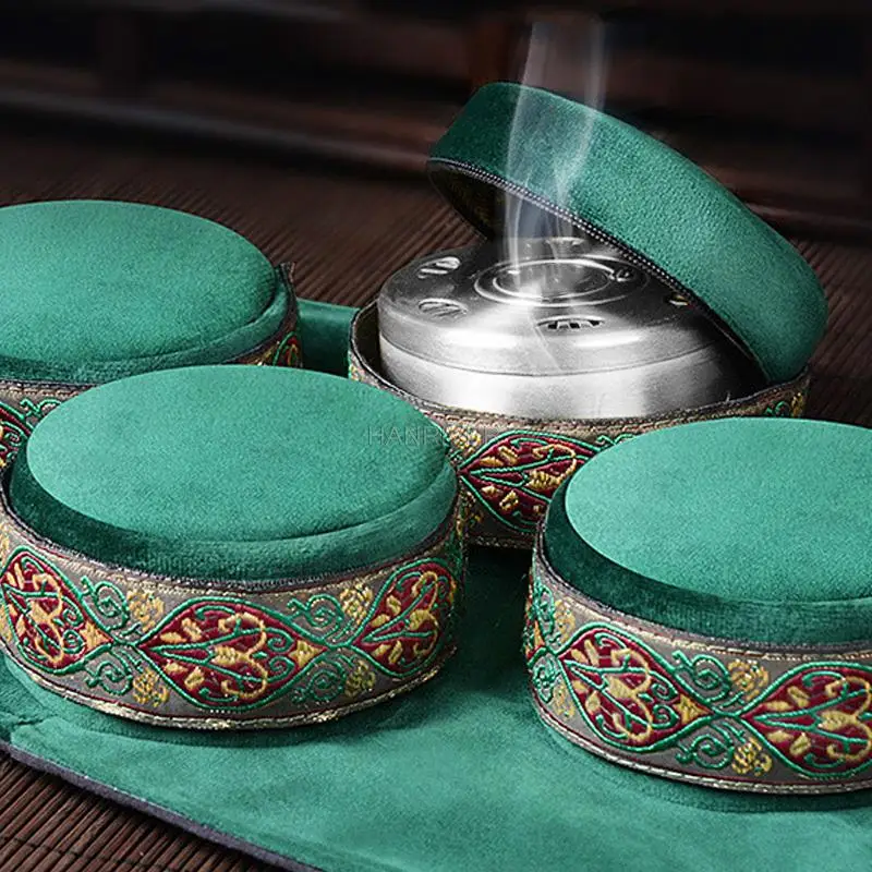 Pure Copper Moxibustion Box Set Therapy Sub-health Women Smokeless Home Moxa Massager For Body  Mini Moxa  Portable  Moxibustioe