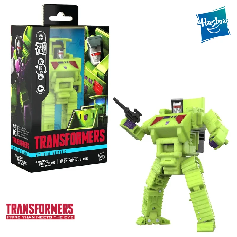 Hasbro Transformers Studio Series: Deluxe Class Transformers: The Movie Bonecrusher (Part of Devastator) Christmas Action Figure