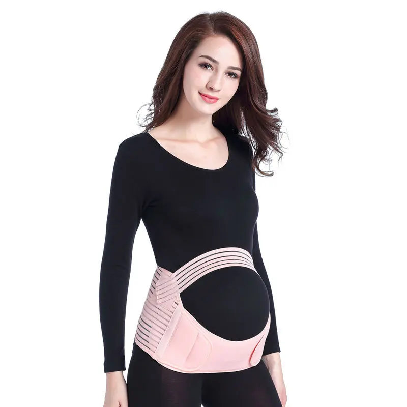 Adjustable prenatal support belt for relieving lower back pain  Breathable maternity support belt