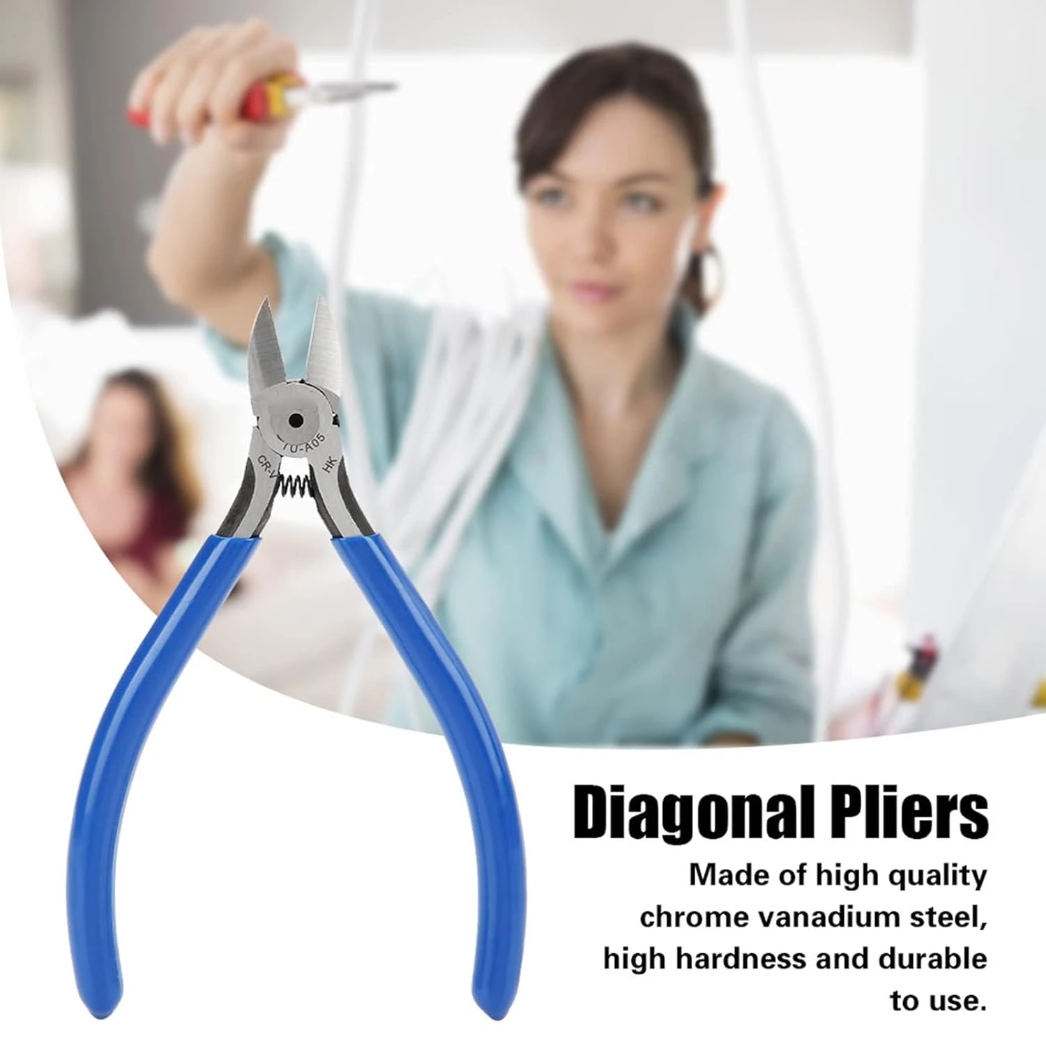 Reliable, Precise, and Versatile 5-Inch Electrical Wire Cable Cutters - Must-Have Handy Pliers Snips Nipper for Floral Arrangeme