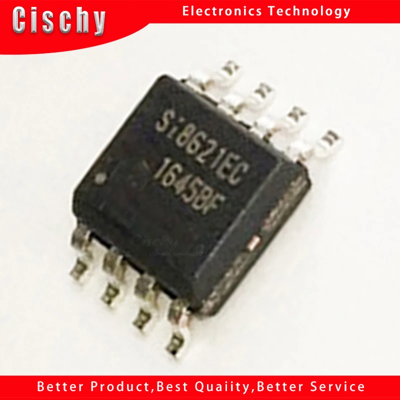 

5pcs/lot SI8621EC SI8621EC-B-ISR SI8621ED SI8621 SOP-8 In Stock