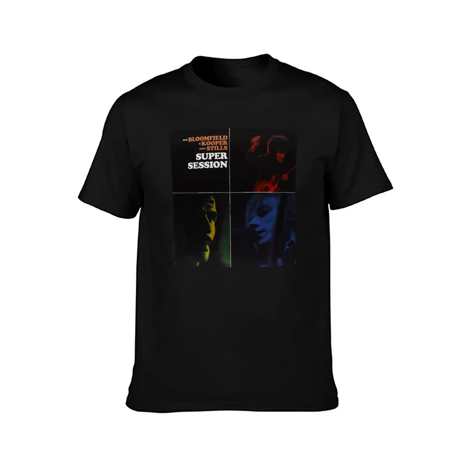 Mike Bloomfield Al Kooper Steve Stills Super Session T-Shirt Casual Daily Wear Short Sleeve Top