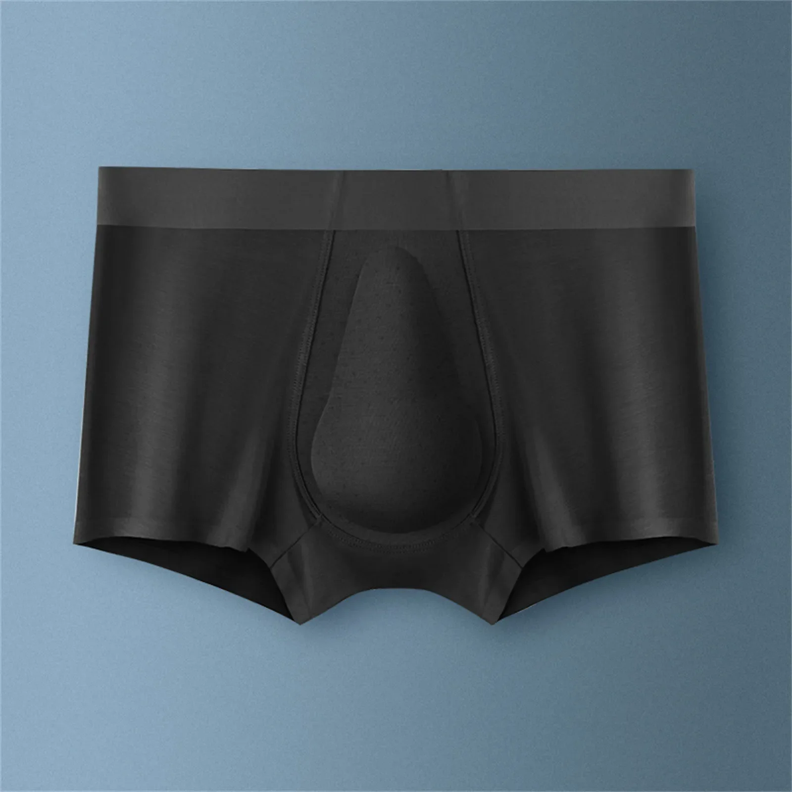 Calzoncillos de boxeo de talla grande para hombre, ropa interior de seda, pantalones cortos transpirables, bragas sin marcas, calzoncillos Boxer a la moda para hombre, nuevo
